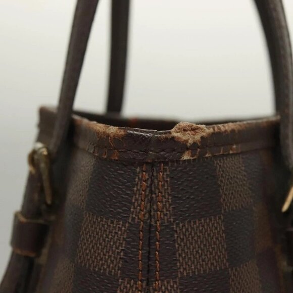 LOUIS VUITTON Damier Ebene Marais Shoulder Bag N42240 LV Auth 131621 - Picture 4 of 16
